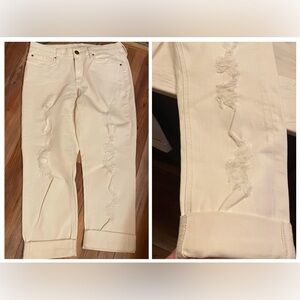 Distressed Cropped Jeans by a.n.a, Women’s Size 10